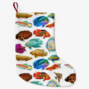 Freshwater Aquarium Fish Christmas Stocking