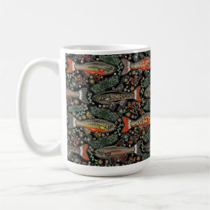 Freshwater Fish, Stylish Design, Trout, Fishing Coffee Mug