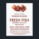 Freshwater Lobster, Fishmonger/Wife, Fish Market Flyer<br><div class="desc">Freshwater Lobster,  Fishmonger/Wife,  Fish Market Advertising Flyers By The Business Card Store.</div>