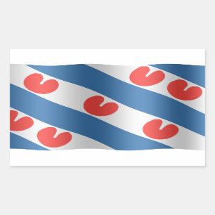 Fresian Flag Rectangular Sticker