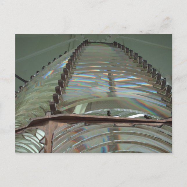 Fresnel Lighthouse Lens Postcard (Front)