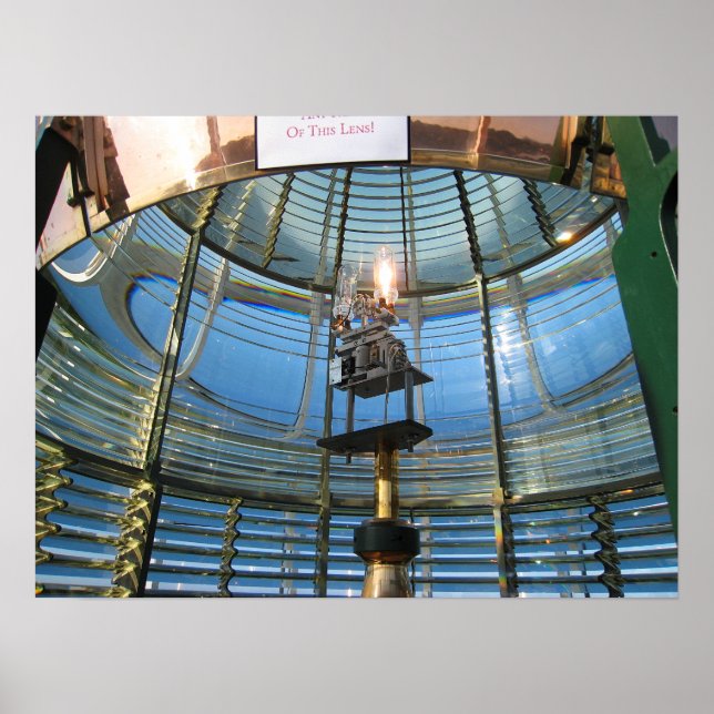 FRESNEL LIGHTHOUSE LENS POSTER (Front)