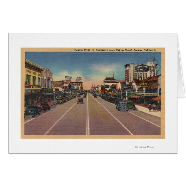 Fresno, CA View - North on Broadway (Front Horizontal)