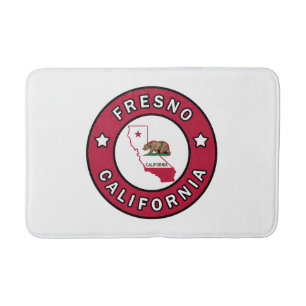 Fresno California Bath Mat