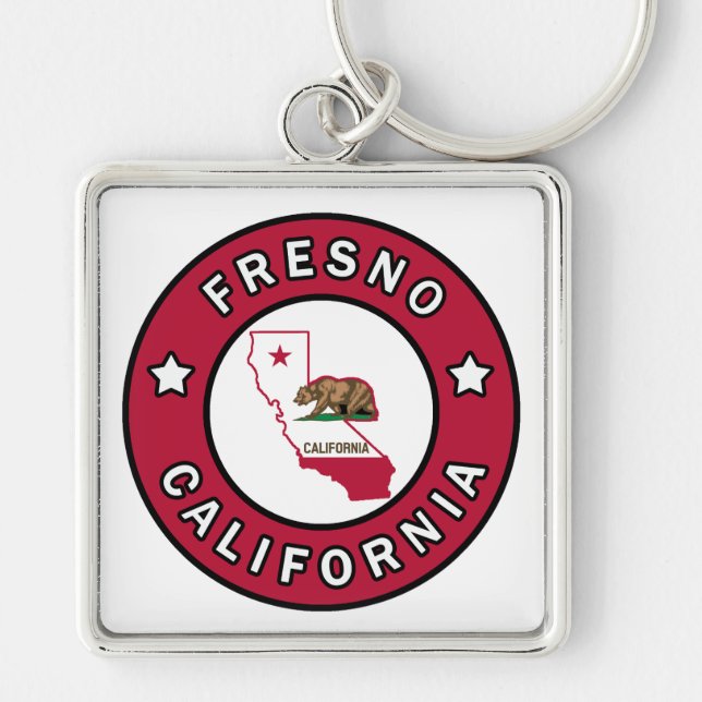 Fresno California Key Ring (Front)