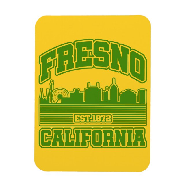 Fresno,California Magnet (Vertical)