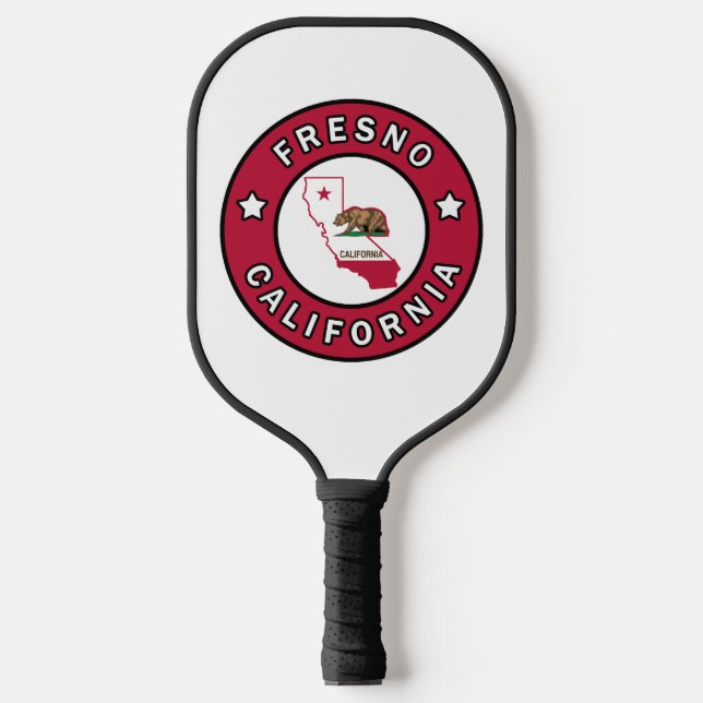 Fresno California Pickleball Paddle (Front)
