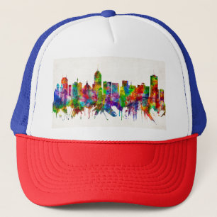 Fresno California Skyline Trucker Hat