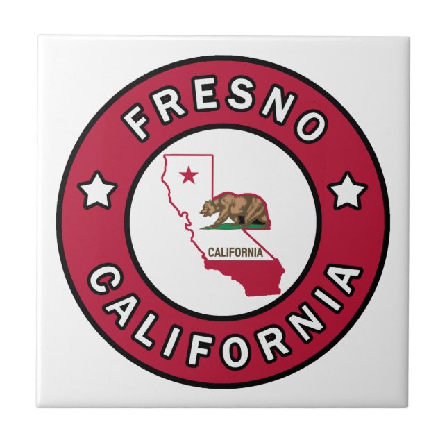 Fresno California Tile (Front)