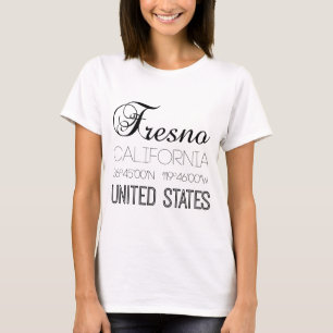 Fresno, California, United States elegant T-Shirt