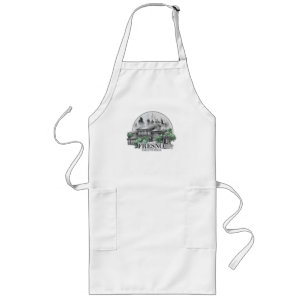 Fresno City California USA Long Apron