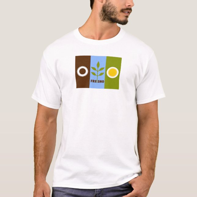 Fresno city flag T-Shirt (Front)