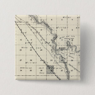 Fresno County, California 10 15 Cm Square Badge