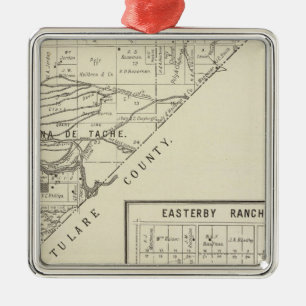 Fresno County, California 11 Metal Tree Decoration