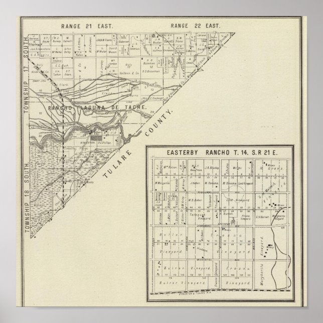 Fresno County, California 11 Poster (Front)