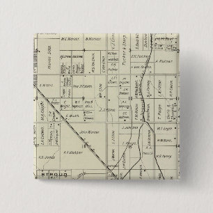 Fresno County, California 12 15 Cm Square Badge