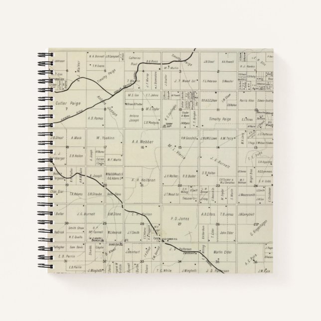 Fresno County, California 12 2 Notebook (Front)