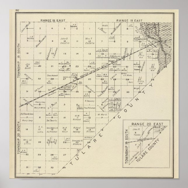 Fresno County, California 15 Poster (Front)