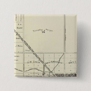 Fresno County, California 16 15 Cm Square Badge