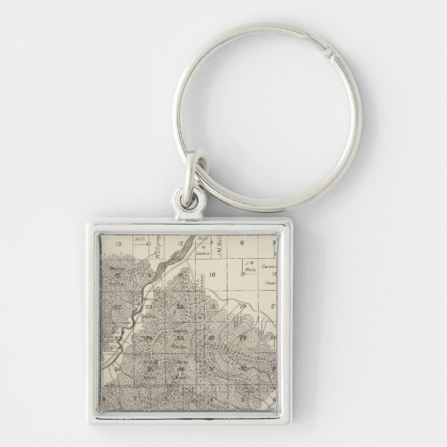 Fresno County, California 18 Key Ring (Front)