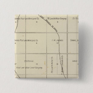 Fresno County, California 23 15 Cm Square Badge