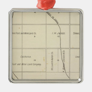 Fresno County, California 23 Metal Tree Decoration