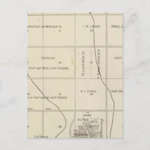 Fresno County, California 23 Postcard