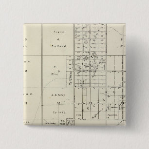 Fresno County, California 24 15 Cm Square Badge