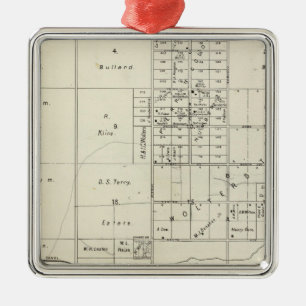 Fresno County, California 24 Metal Tree Decoration