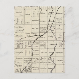 Fresno County, California 2 Postcard