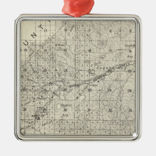 Fresno County, California 30 Metal Tree Decoration