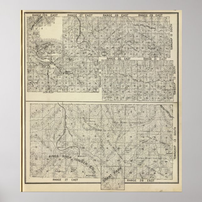 Fresno County, California 32 Poster (Front)