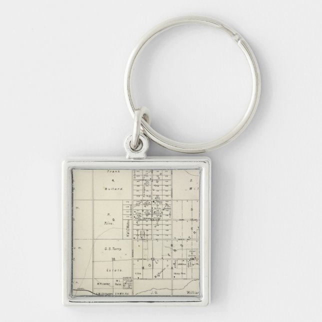 Fresno County, California 34 Key Ring (Front)