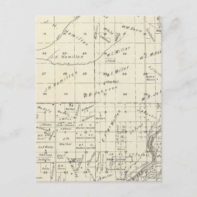 Fresno County, California 3 Postcard (Front)