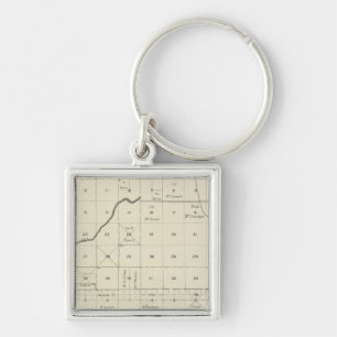 Fresno County, California 5 Key Ring