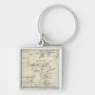 Fresno County, California 5 Key Ring