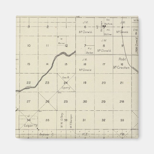 Fresno County, California 5 Magnet (Front)