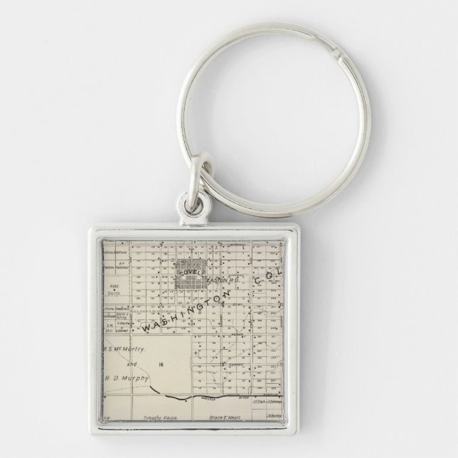 Fresno County, California 6 Key Ring (Front)