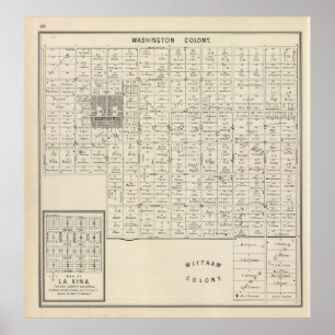 Fresno County, California 8 Poster