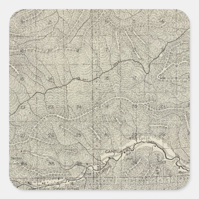 Fresno County, California 8 Square Sticker (Front)