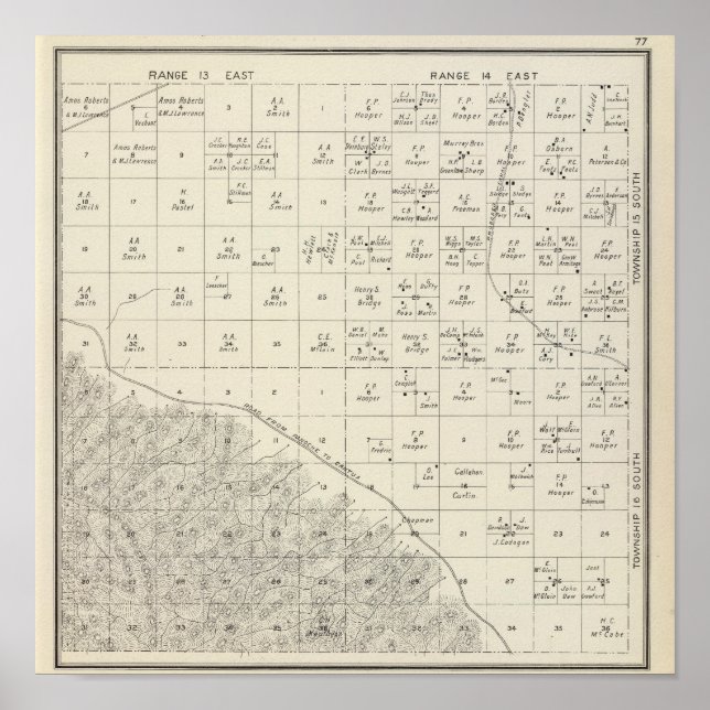Fresno County, California 9 Poster (Front)