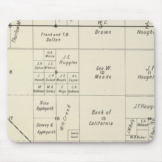 Fresno County, California Mouse Pad (Front)
