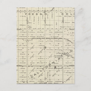 Fresno County, California Postcard