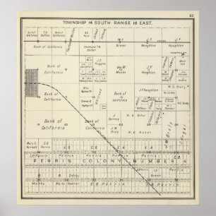 Fresno County, California Poster