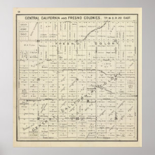 Fresno County, California Poster