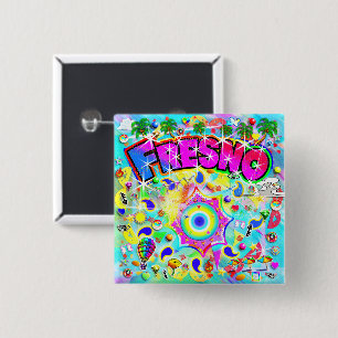 Fresno Mystic Dance 15 Cm Square Badge