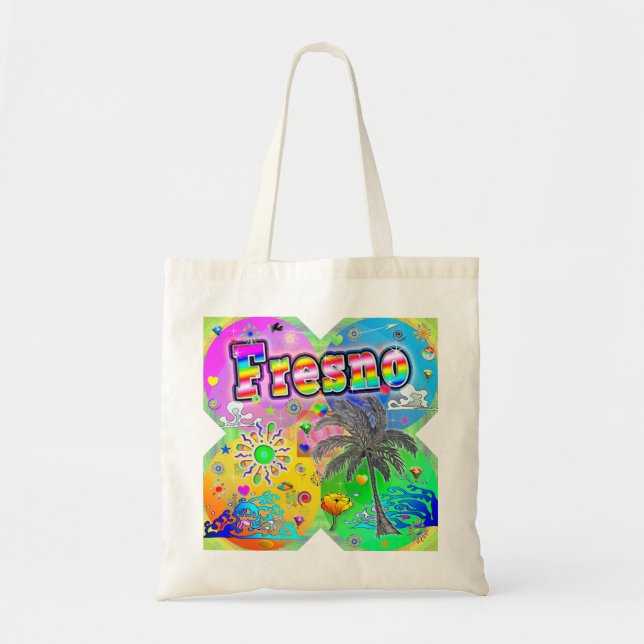 Fresno Quadro Seasons Tote Bag (Front)
