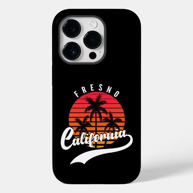 Fresno Retro Case-Mate iPhone 14 Pro Case (Back)