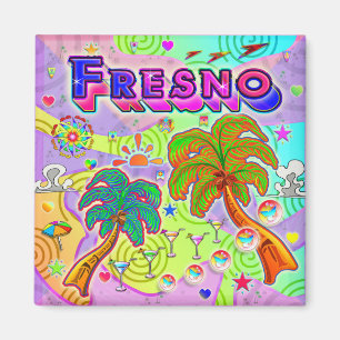Fresno Vacation Target Magnet