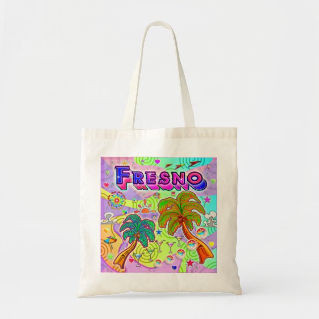 Fresno Vacation Target Tote Bag (Front)